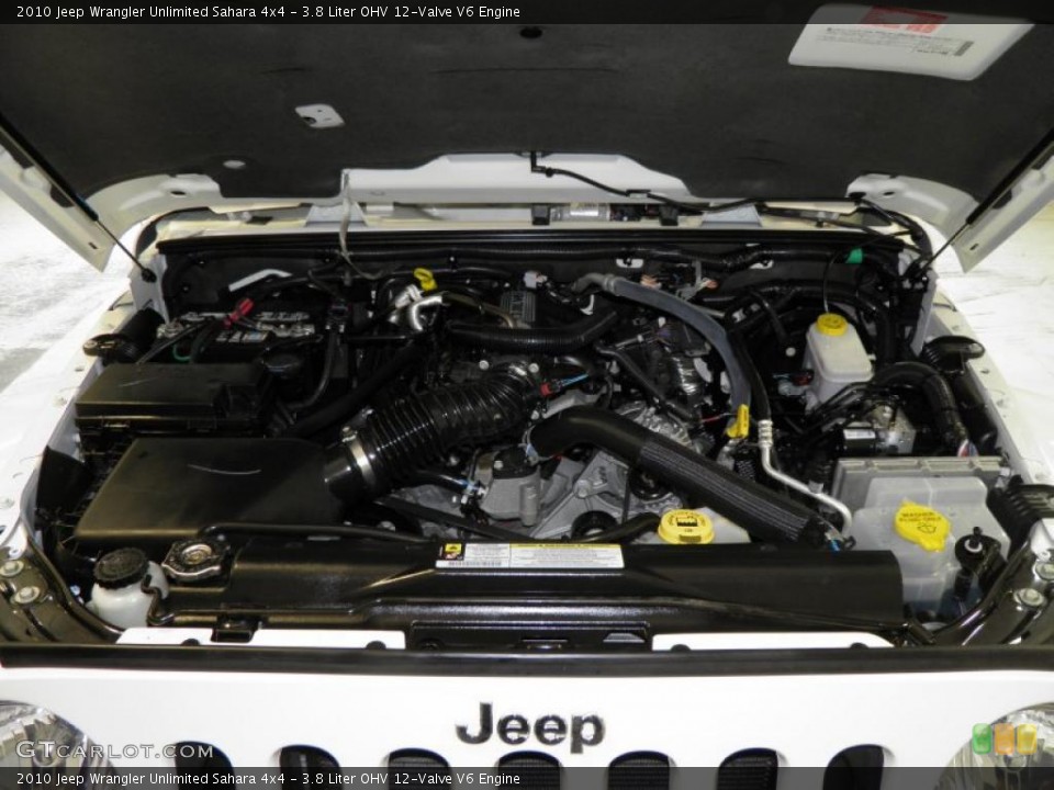 3.8 Liter OHV 12-Valve V6 Engine for the 2010 Jeep Wrangler Unlimited #52785540