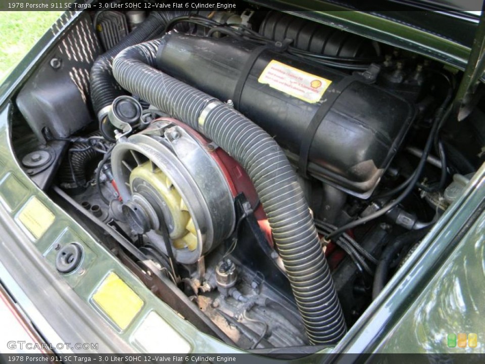 3.0 Liter SOHC 12-Valve Flat 6 Cylinder Engine for the 1978 Porsche 911 #52800320