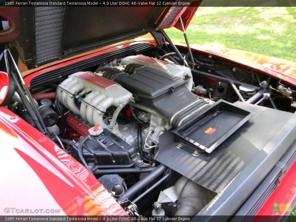 4.9 Liter DOHC 48-Valve Flat 12 Cylinder Engine for the 1985 Ferrari Testarossa #52800848