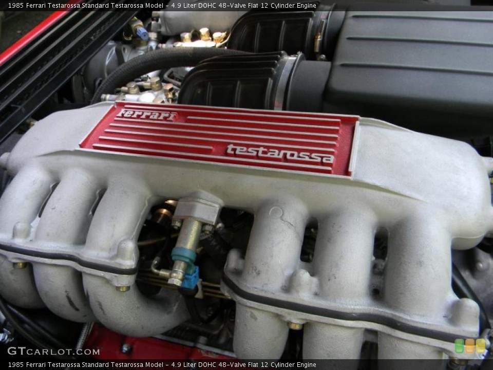 4.9 Liter DOHC 48-Valve Flat 12 Cylinder Engine for the 1985 Ferrari Testarossa #52800860