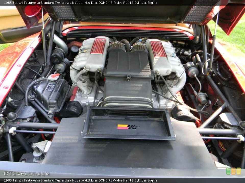 4.9 Liter DOHC 48-Valve Flat 12 Cylinder Engine for the 1985 Ferrari Testarossa #52800920