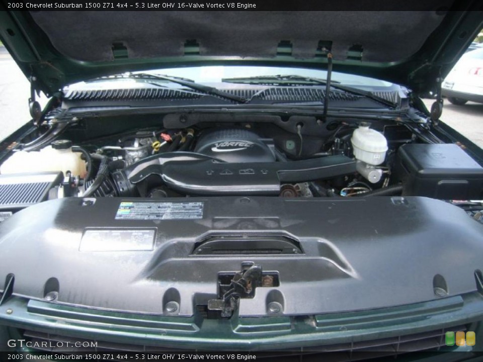 5.3 Liter OHV 16-Valve Vortec V8 Engine for the 2003 Chevrolet Suburban #52802300