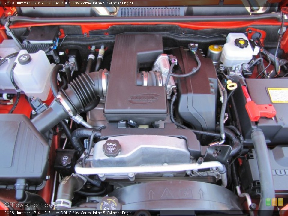 3.7 Liter DOHC 20V Vortec Inline 5 Cylinder Engine for the 2008 Hummer H3 #52830710