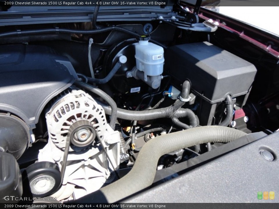 4.8 Liter OHV 16-Valve Vortec V8 Engine for the 2009 Chevrolet Silverado 1500 #52834719