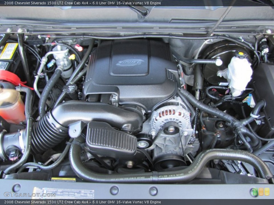 6.0 Liter OHV 16-Valve Vortec V8 Engine for the 2008 Chevrolet Silverado 1500 #52834830