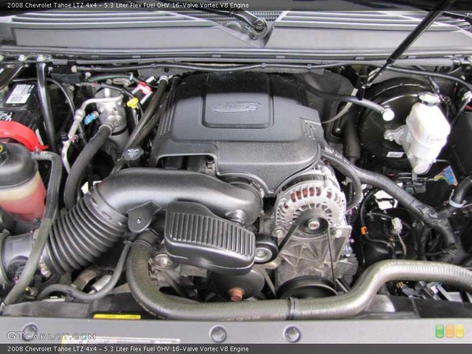 5.3 Liter Flex Fuel OHV 16-Valve Vortec V8 Engine for the 2008 Chevrolet Tahoe #52835433