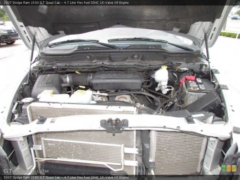 4.7 Liter Flex Fuel SOHC 16-Valve V8 Engine for the 2007 Dodge Ram 1500 #52840914