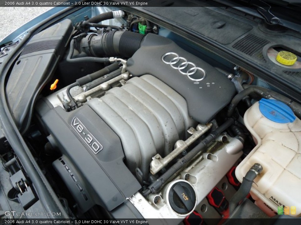 3.0 Liter DOHC 30 Valve VVT V6 Engine for the 2006 Audi A4 #52846578