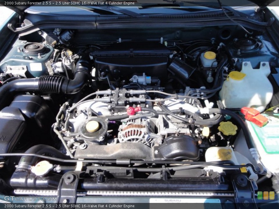 2.5 Liter SOHC 16-Valve Flat 4 Cylinder Engine for the 2000 Subaru Forester #52851252