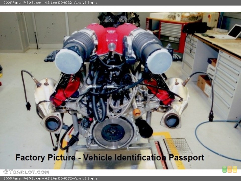 4.3 Liter DOHC 32-Valve V8 Engine for the 2006 Ferrari F430 #52855752
