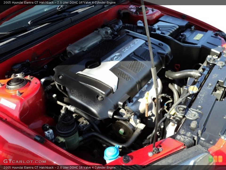 2.0 Liter DOHC 16 Valve 4 Cylinder Engine for the 2005 Hyundai Elantra #52856625