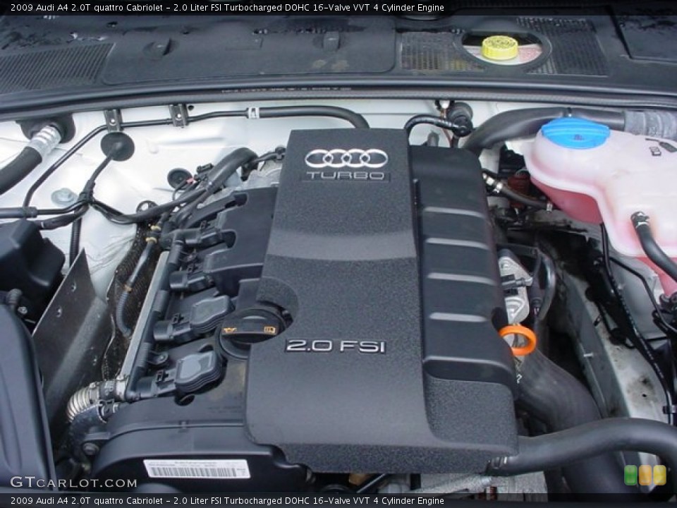 2.0 Liter FSI Turbocharged DOHC 16-Valve VVT 4 Cylinder Engine for the 2009 Audi A4 #52858252