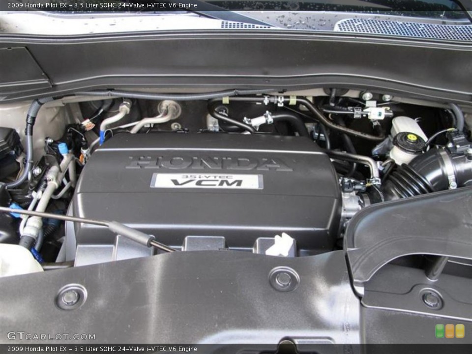 3.5 Liter SOHC 24-Valve i-VTEC V6 2009 Honda Pilot Engine