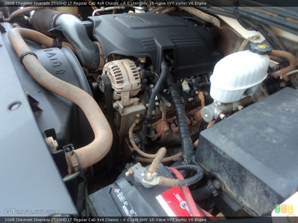 6.0 Liter OHV 16-Valve VVT Vortec V8 Engine for the 2008 Chevrolet Silverado 2500HD #52862742