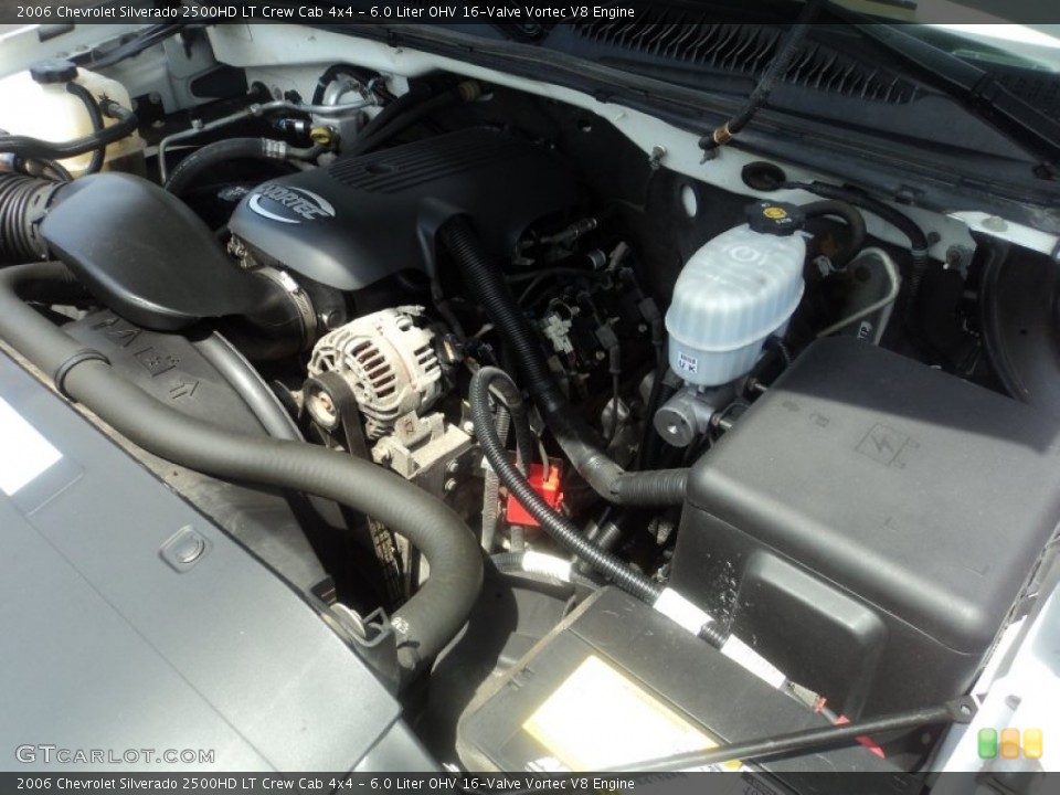 6.0 Liter OHV 16-Valve Vortec V8 Engine for the 2006 Chevrolet Silverado 2500HD #52863651