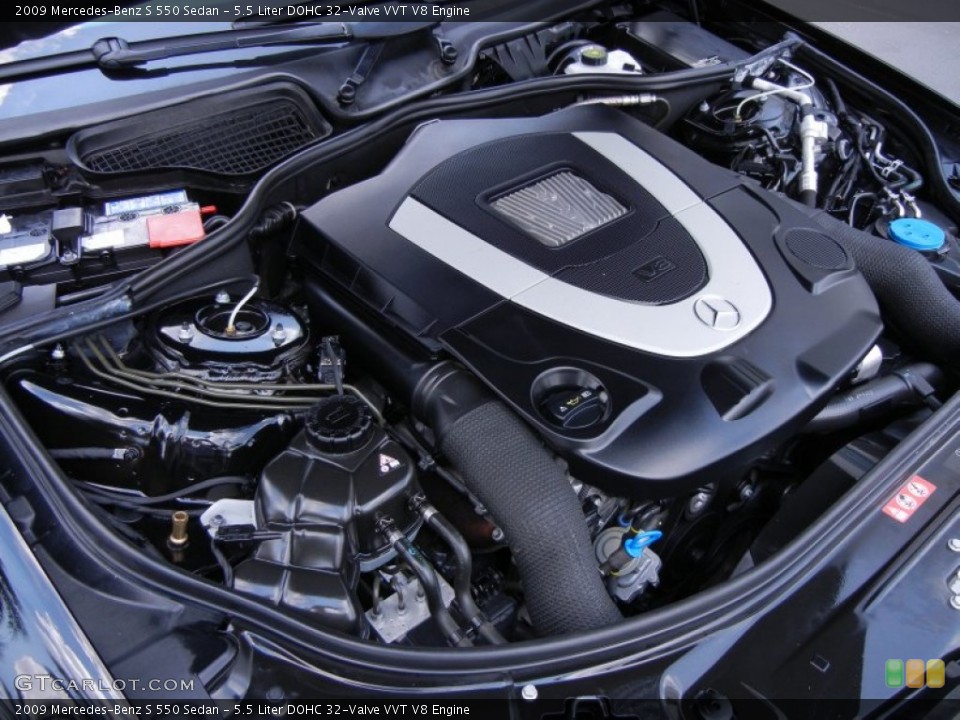 5.5 Liter DOHC 32-Valve VVT V8 Engine for the 2009 Mercedes-Benz S #52879497