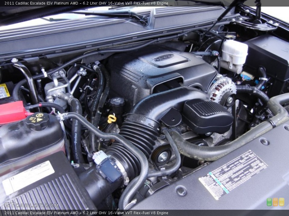 6.2 Liter OHV 16-Valve VVT Flex-Fuel V8 Engine for the 2011 Cadillac Escalade #52880844