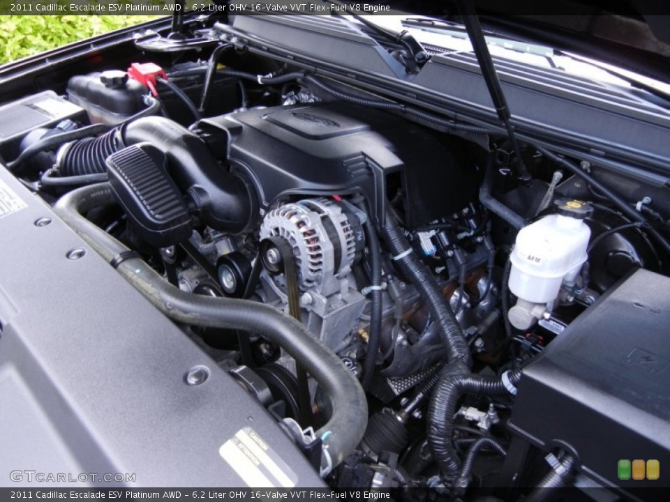 6.2 Liter OHV 16-Valve VVT Flex-Fuel V8 Engine for the 2011 Cadillac Escalade #52880856