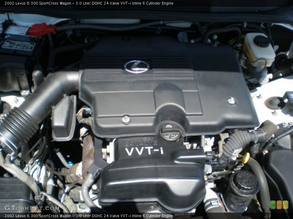 3.0 Liter DOHC 24 Valve VVT-i Inline 6 Cylinder Engine for the 2002 Lexus IS #52883526