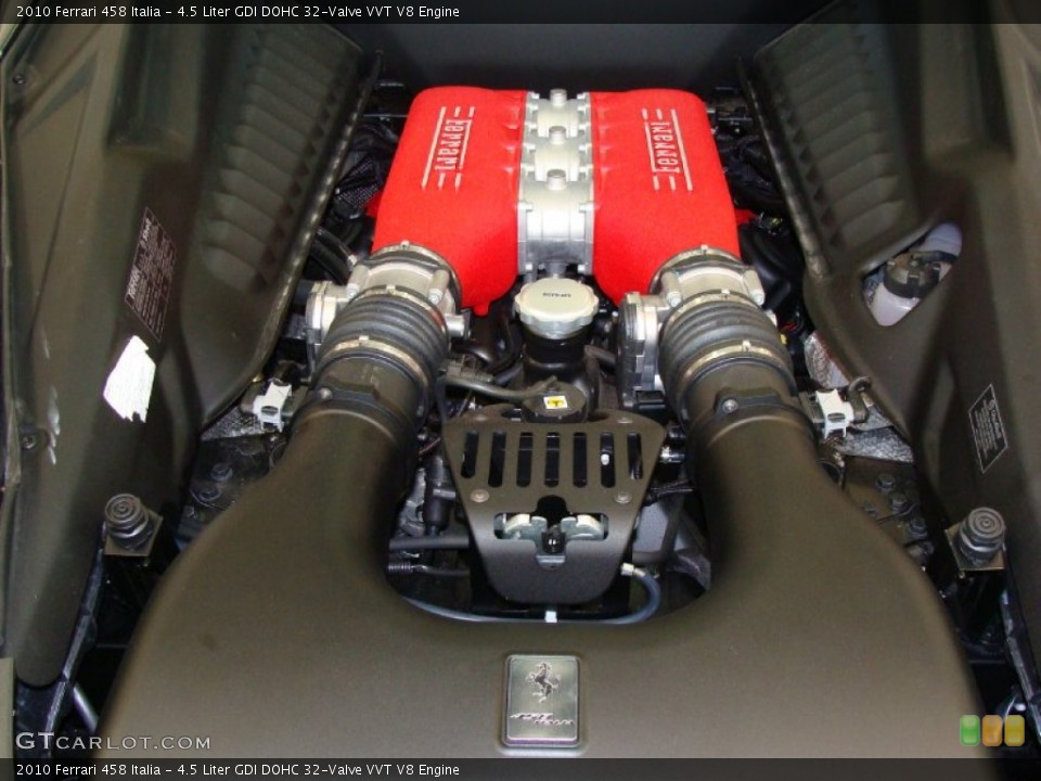 4.5 Liter GDI DOHC 32-Valve VVT V8 Engine for the 2010 Ferrari 458 #52886538