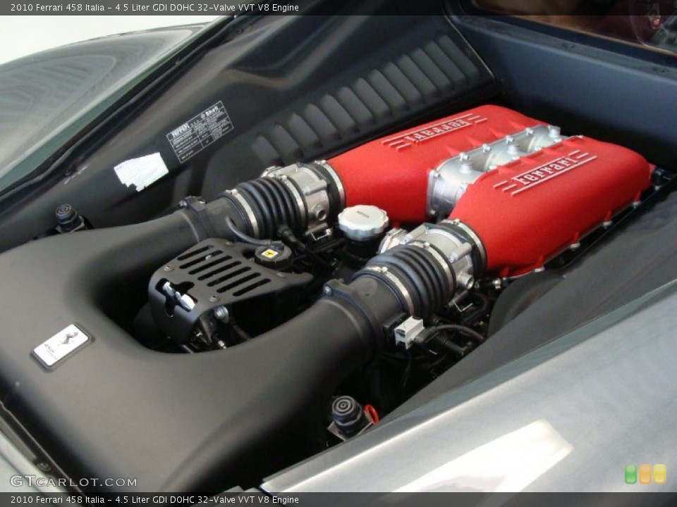 4.5 Liter GDI DOHC 32-Valve VVT V8 Engine for the 2010 Ferrari 458 #52886544