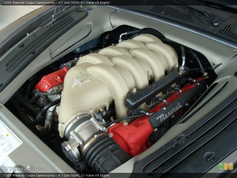 4.2 Liter DOHC 32-Valve V8 Engine for the 2003 Maserati Coupe #52887666