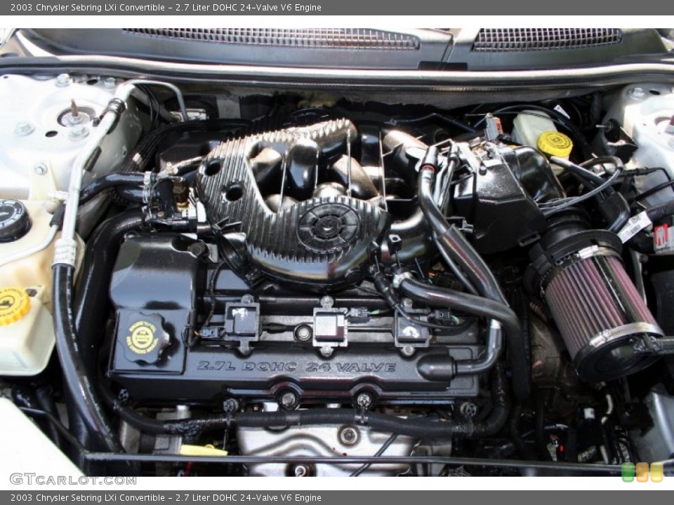 2.7 Liter DOHC 24-Valve V6 Engine for the 2003 Chrysler Sebring #52899393