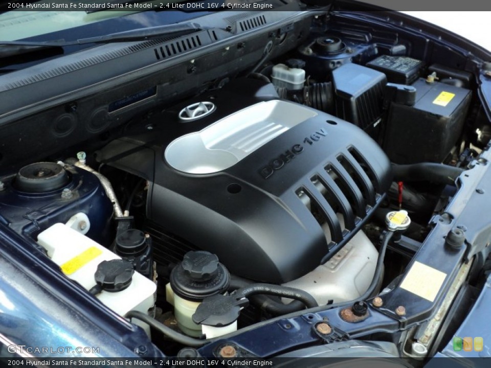 2.4 Liter DOHC 16V 4 Cylinder Engine for the 2004 Hyundai Santa Fe #52902684