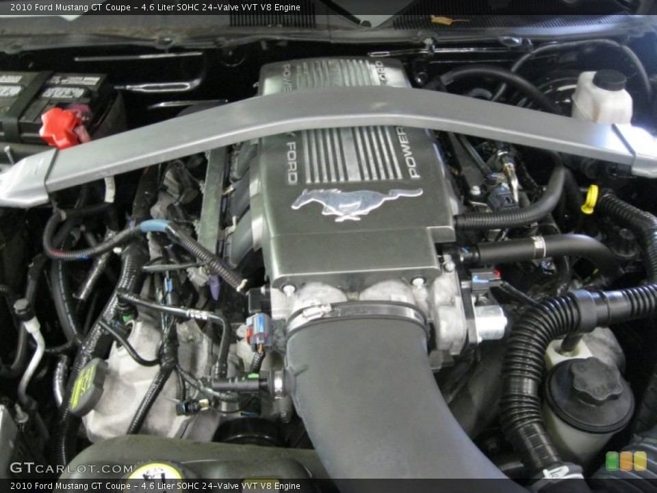 4.6 Liter SOHC 24-Valve VVT V8 Engine for the 2010 Ford Mustang #52905081