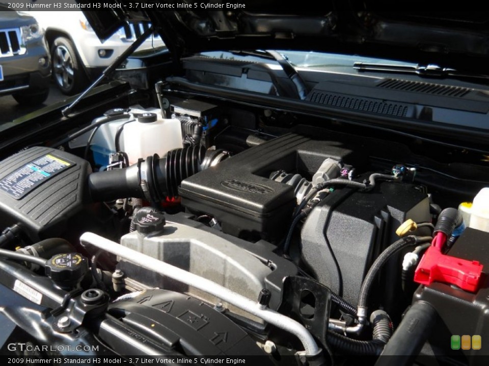 3.7 Liter Vortec Inline 5 Cylinder Engine for the 2009 Hummer H3 #52911908