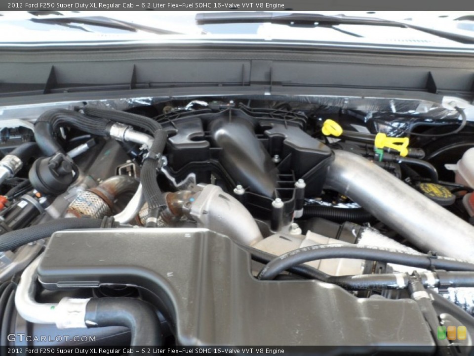 6.2 Liter Flex-Fuel SOHC 16-Valve VVT V8 Engine for the 2012 Ford F250 Super Duty #52916799