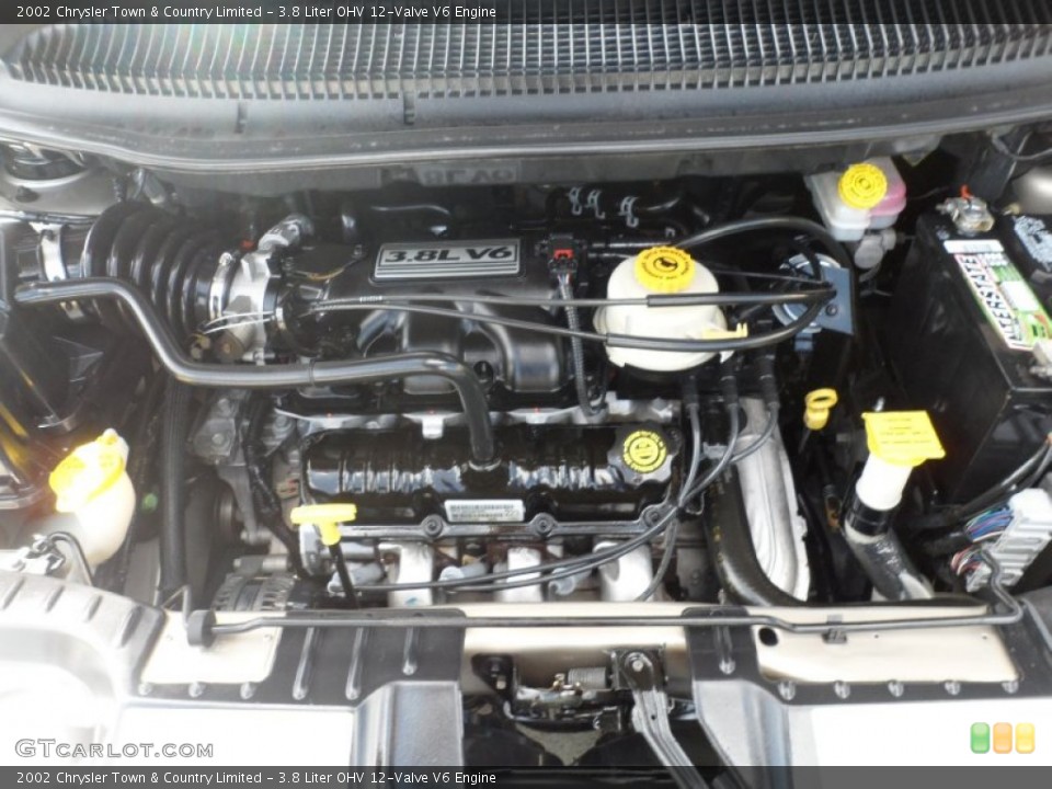3.8 Liter OHV 12-Valve V6 Engine for the 2002 Chrysler Town & Country #52919121