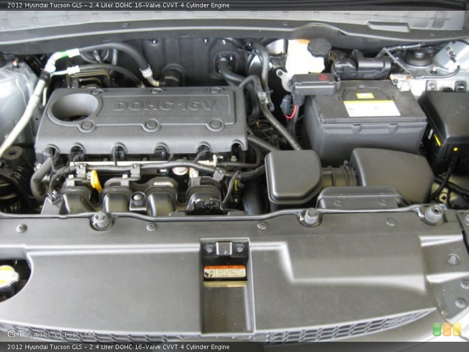 2.4 Liter DOHC 16-Valve CVVT 4 Cylinder Engine for the 2012 Hyundai Tucson #52923574