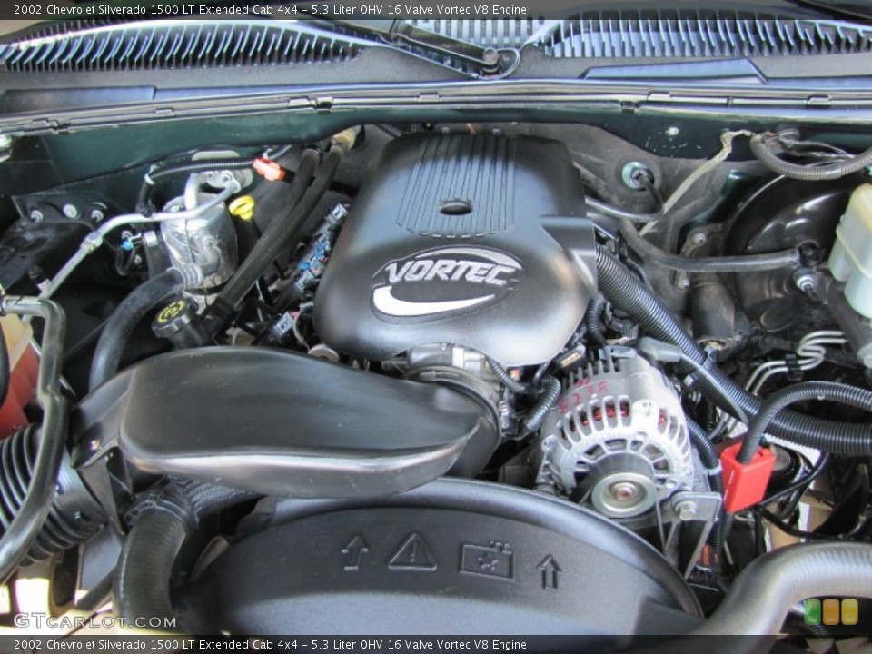 5.3 Liter OHV 16 Valve Vortec V8 Engine for the 2002 Chevrolet Silverado 1500 #52936848