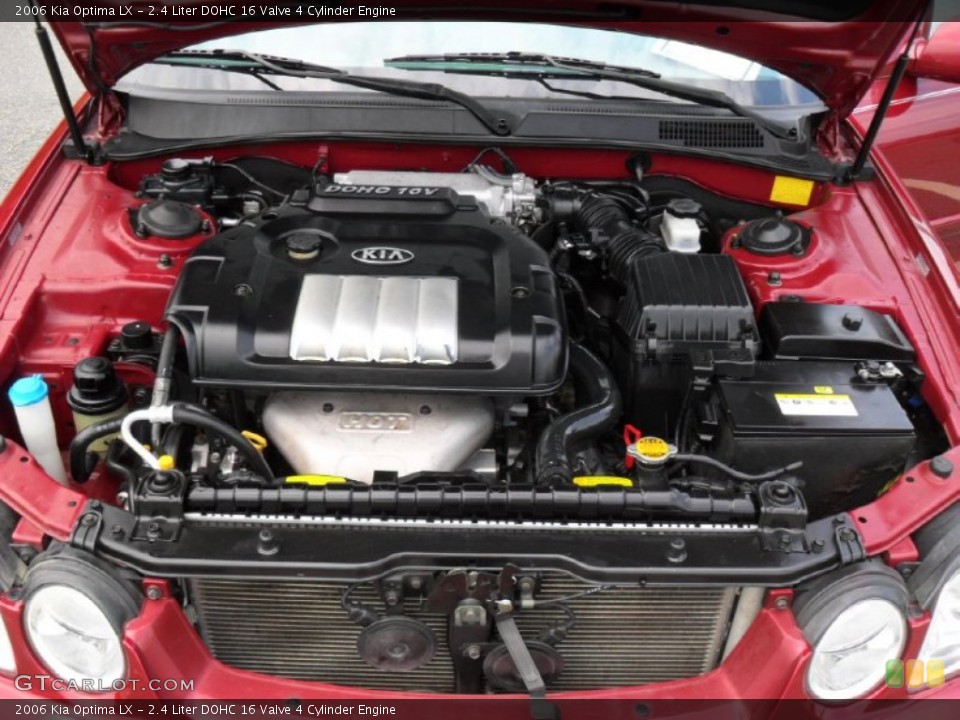 2.4 Liter DOHC 16 Valve 4 Cylinder Engine for the 2006 Kia Optima #52943403