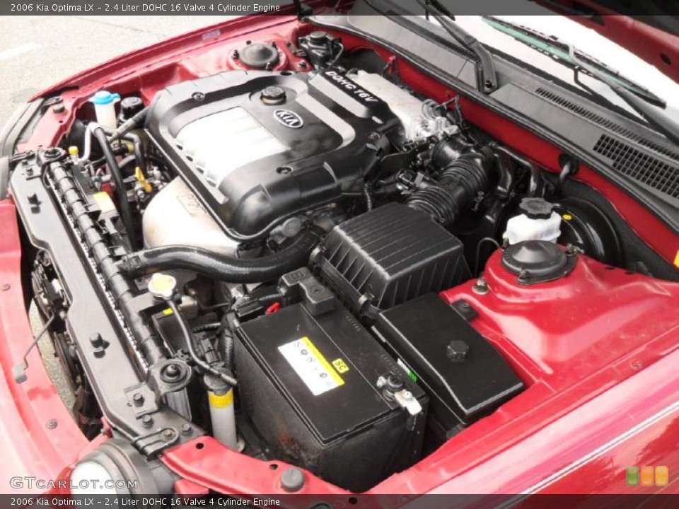 2.4 Liter DOHC 16 Valve 4 Cylinder Engine for the 2006 Kia Optima #52943409