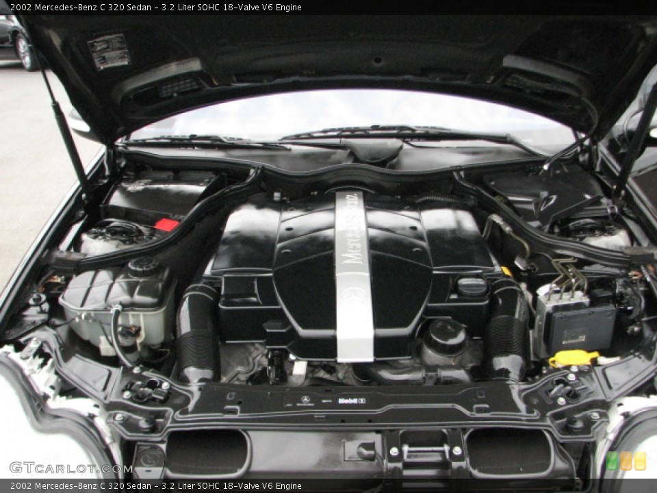 3.2 Liter SOHC 18-Valve V6 2002 Mercedes-Benz C Engine