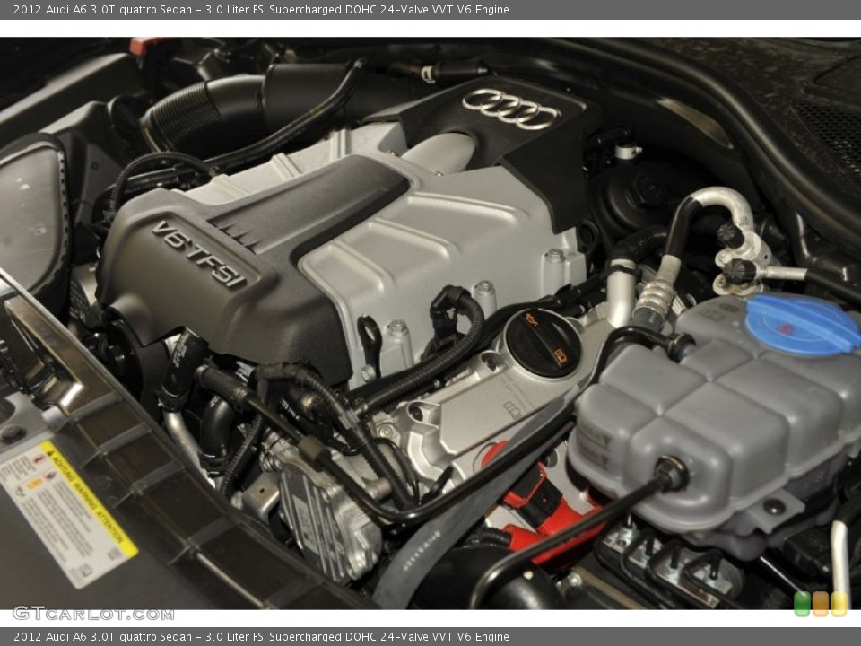 3.0 Liter FSI Supercharged DOHC 24-Valve VVT V6 Engine for the 2012 Audi A6 #52950273