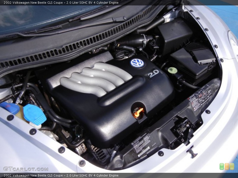2.0 Liter SOHC 8V 4 Cylinder Engine for the 2002 Volkswagen New Beetle #52955118