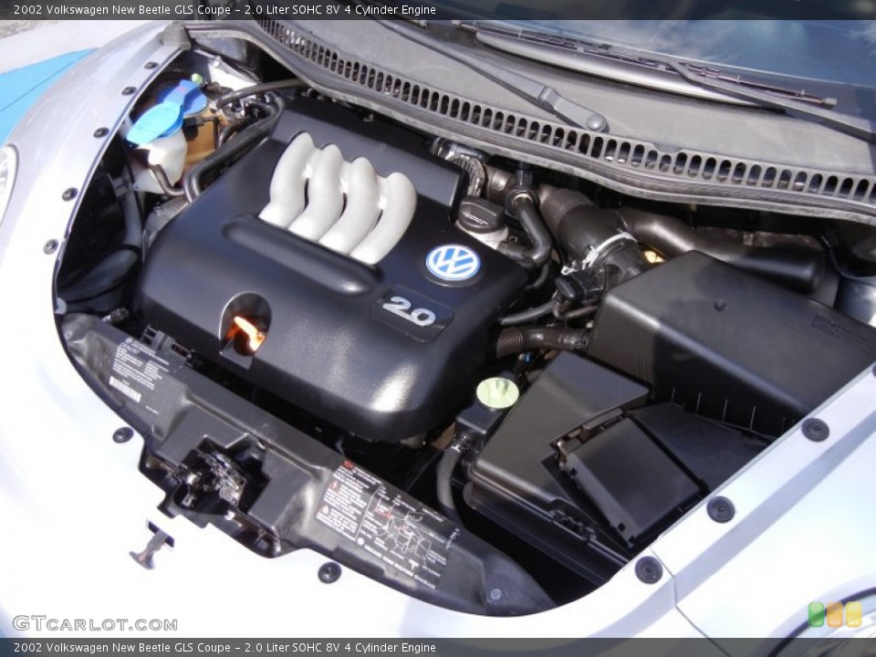 2.0 Liter SOHC 8V 4 Cylinder Engine for the 2002 Volkswagen New Beetle #52955130