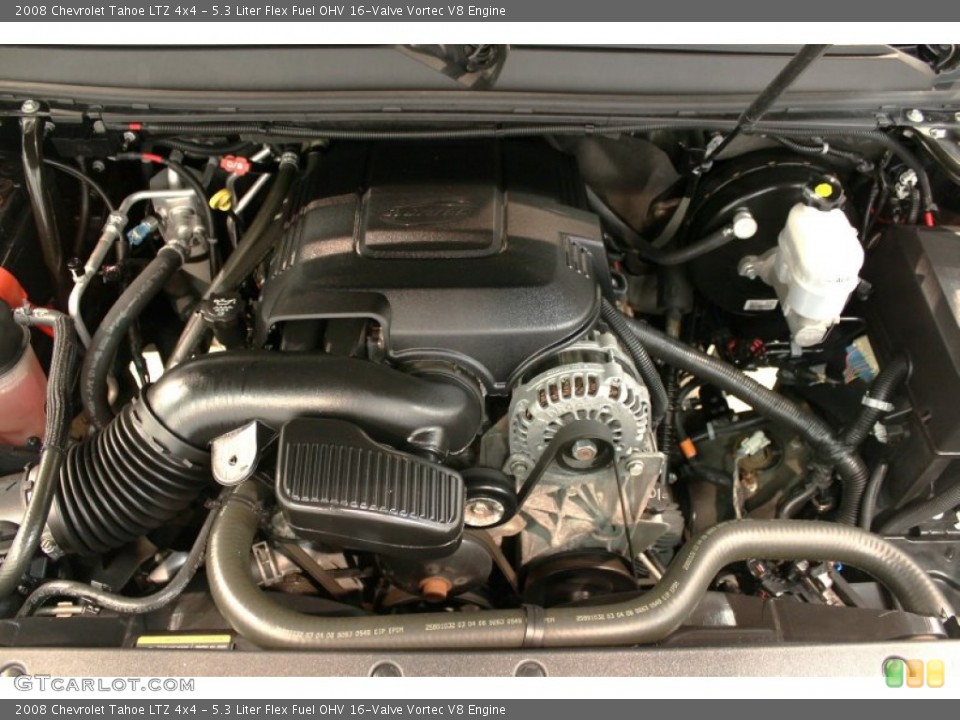 5.3 Liter Flex Fuel OHV 16-Valve Vortec V8 Engine for the 2008 Chevrolet Tahoe #52956441
