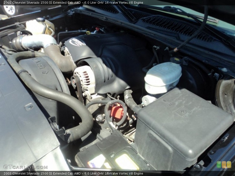 6.0 Liter OHV 16-Valve Vortec V8 Engine for the 2003 Chevrolet Silverado 1500 #52962192
