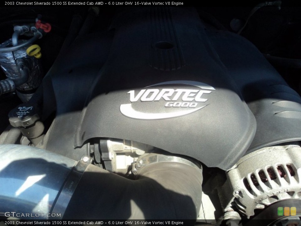 6.0 Liter OHV 16-Valve Vortec V8 Engine for the 2003 Chevrolet Silverado 1500 #52962204