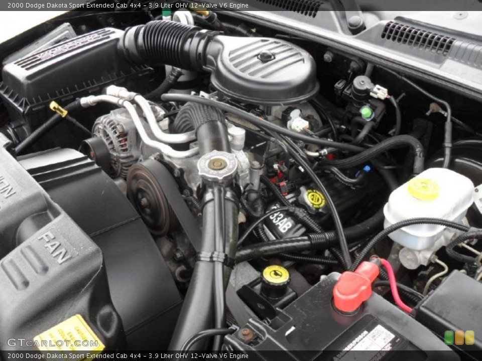 3.9 Liter OHV 12-Valve V6 Engine for the 2000 Dodge Dakota #52966500