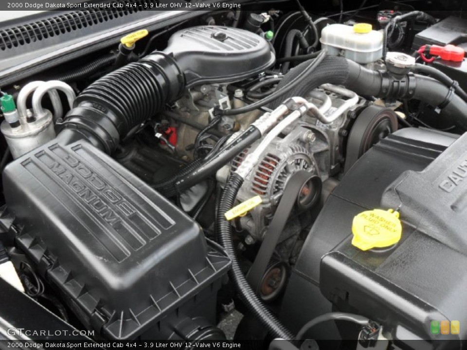 3.9 Liter OHV 12-Valve V6 Engine for the 2000 Dodge Dakota #52966512