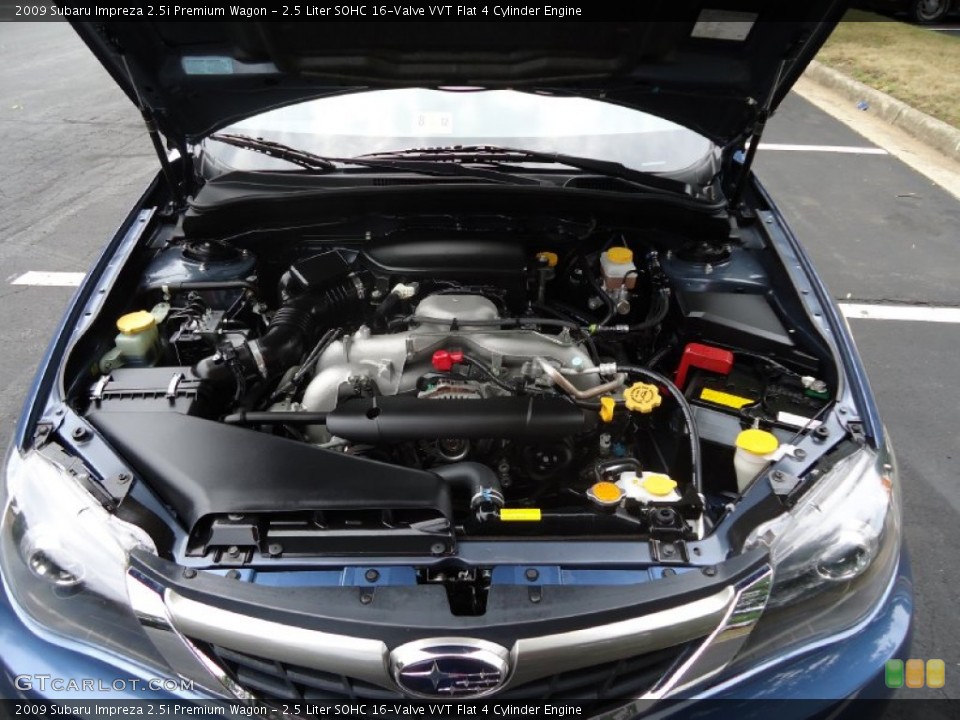 2.5 Liter SOHC 16-Valve VVT Flat 4 Cylinder Engine for the 2009 Subaru Impreza #52973629