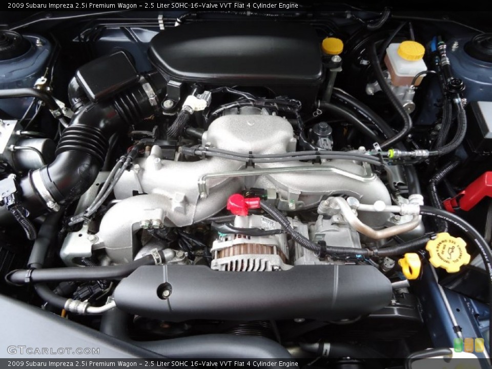 2.5 Liter SOHC 16-Valve VVT Flat 4 Cylinder Engine for the 2009 Subaru Impreza #52973641