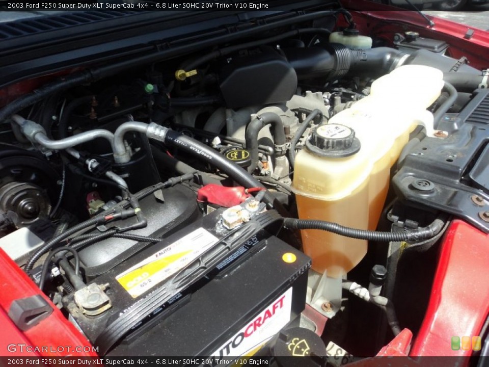 6.8 Liter SOHC 20V Triton V10 Engine for the 2003 Ford F250 Super Duty #52986031