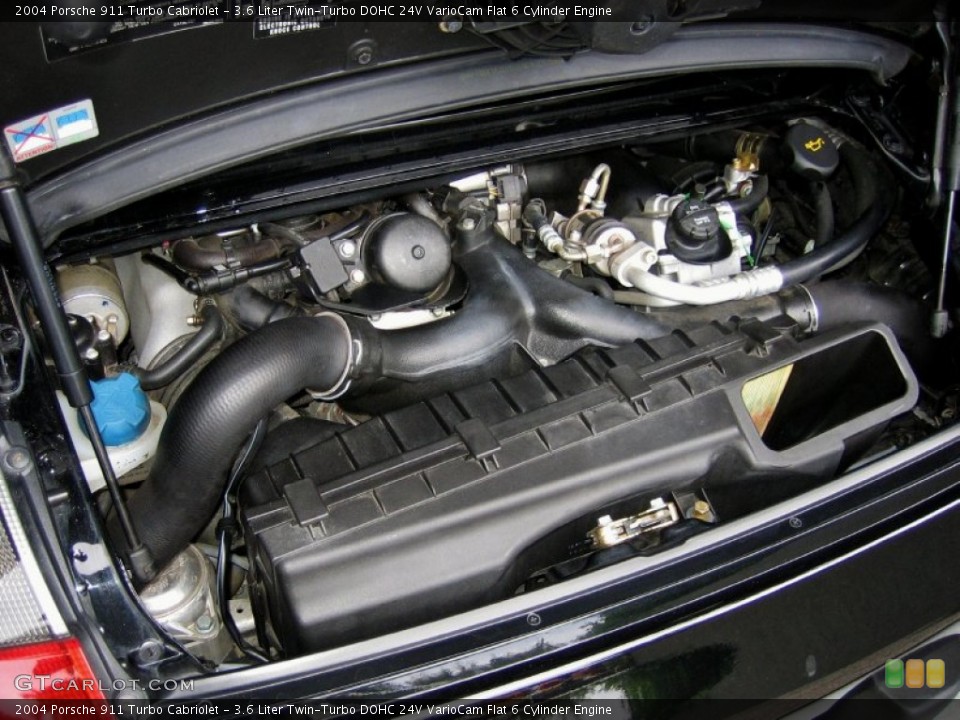3.6 Liter Twin-Turbo DOHC 24V VarioCam Flat 6 Cylinder Engine for the 2004 Porsche 911 #52986217