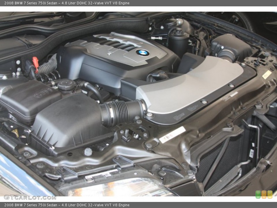 4.8 Liter DOHC 32-Valve VVT V8 Engine for the 2008 BMW 7 Series #52994350